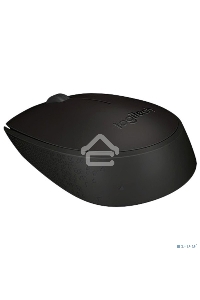 Мышь беспроводная Logitech B170 черный, 1000 dpi, радиоканал, USB, кнопки - 3