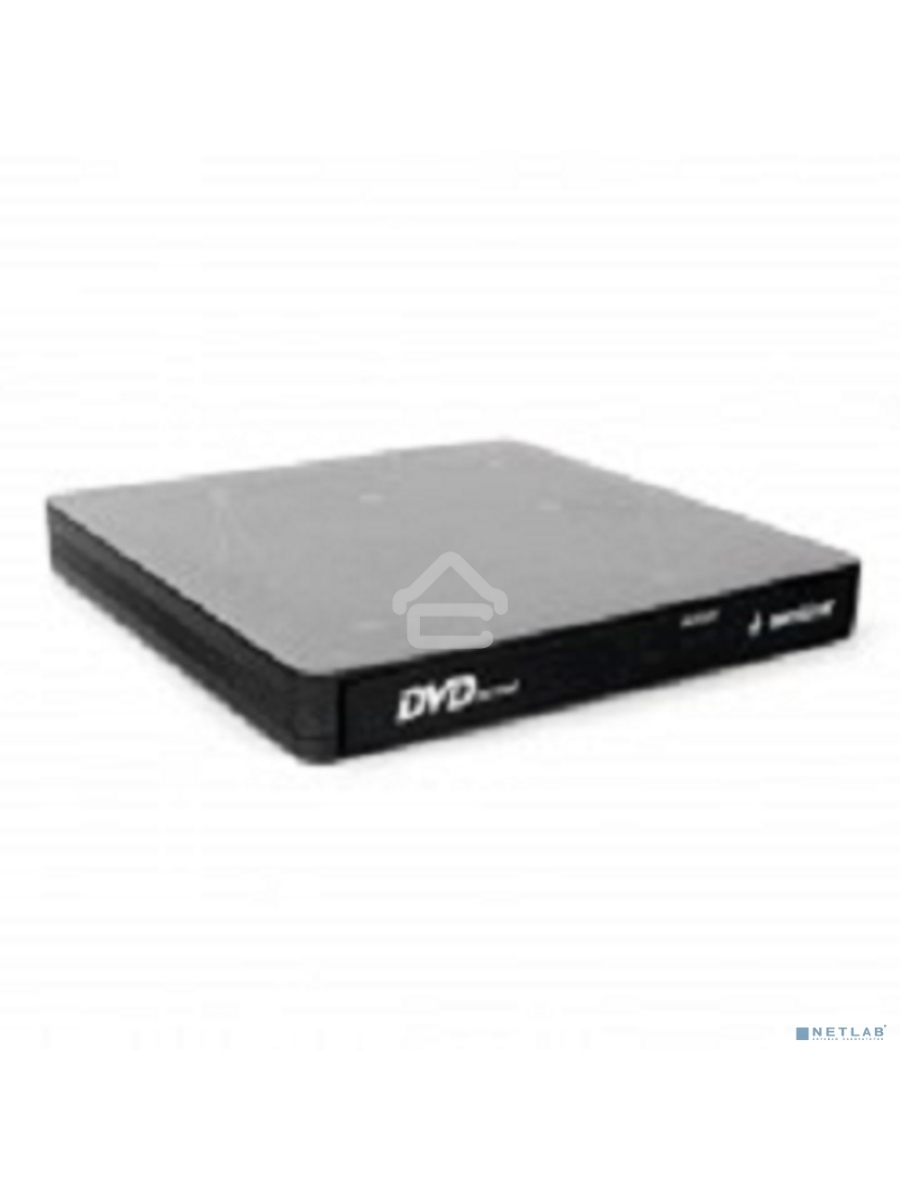 Оптический привод внешний с интерфейсом USB Gembird DVD-USB-03 пластик, черный