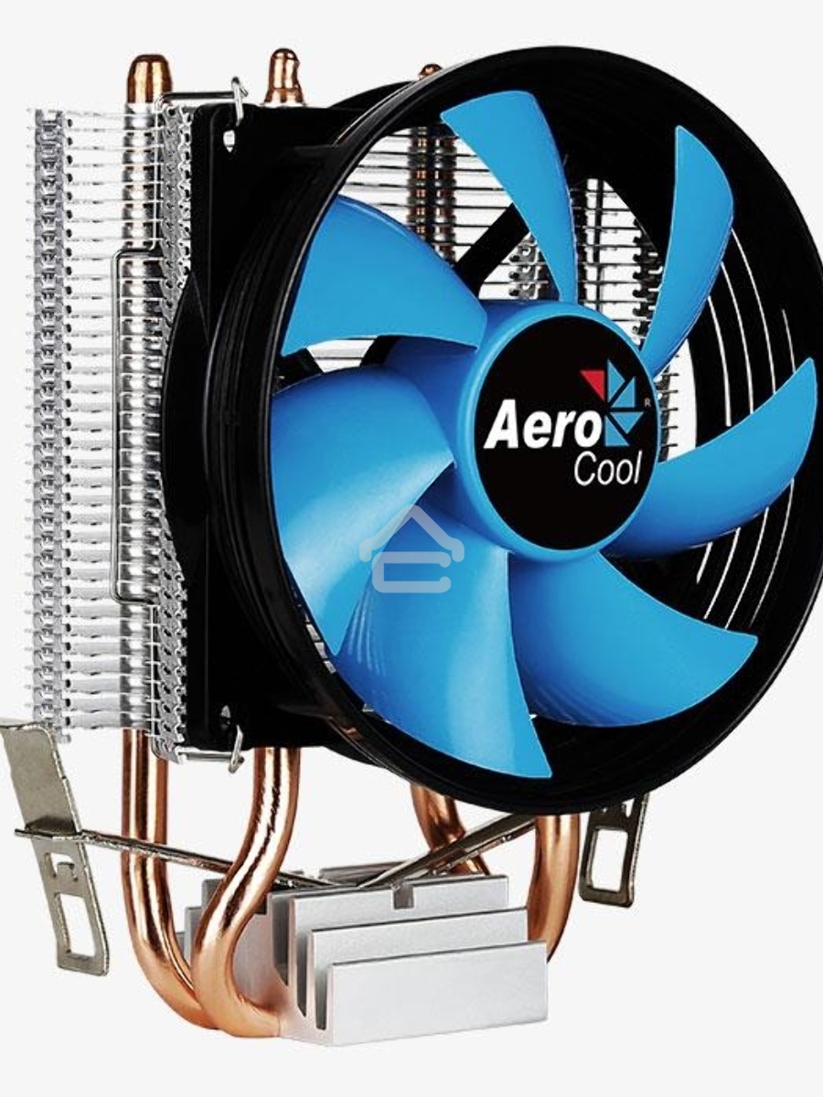 Кулер для процессора AeroCool / Formula Verkho 2 серебристый, 90 мм, алюминий/медь, 2000 об/мин, 25 дБ, 4 pin, 110 Вт, 125 мм