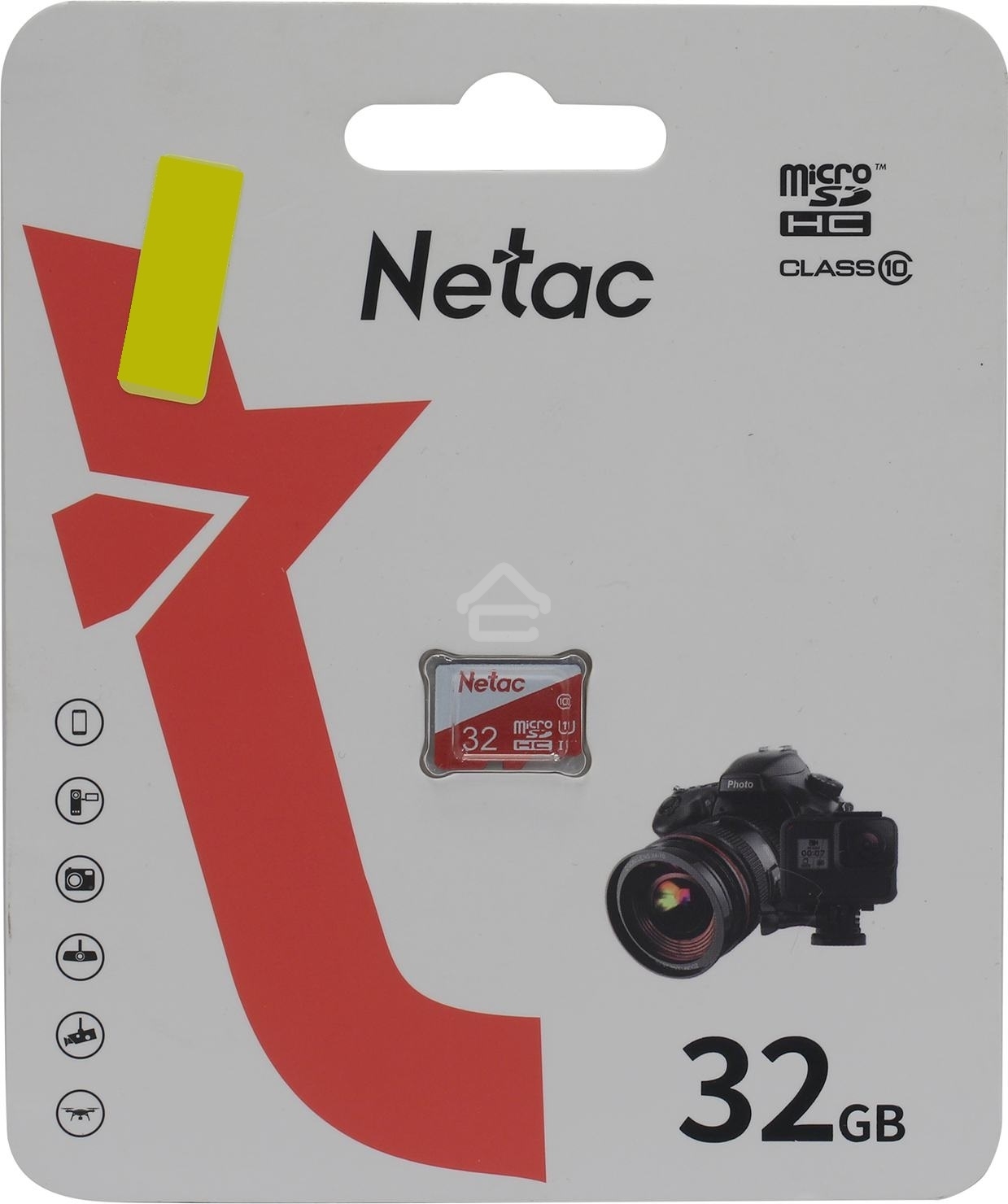 Карта памяти Netac P500 ECO 32GB MicroSDHC C10 up to 80MB/s, retail pack card only