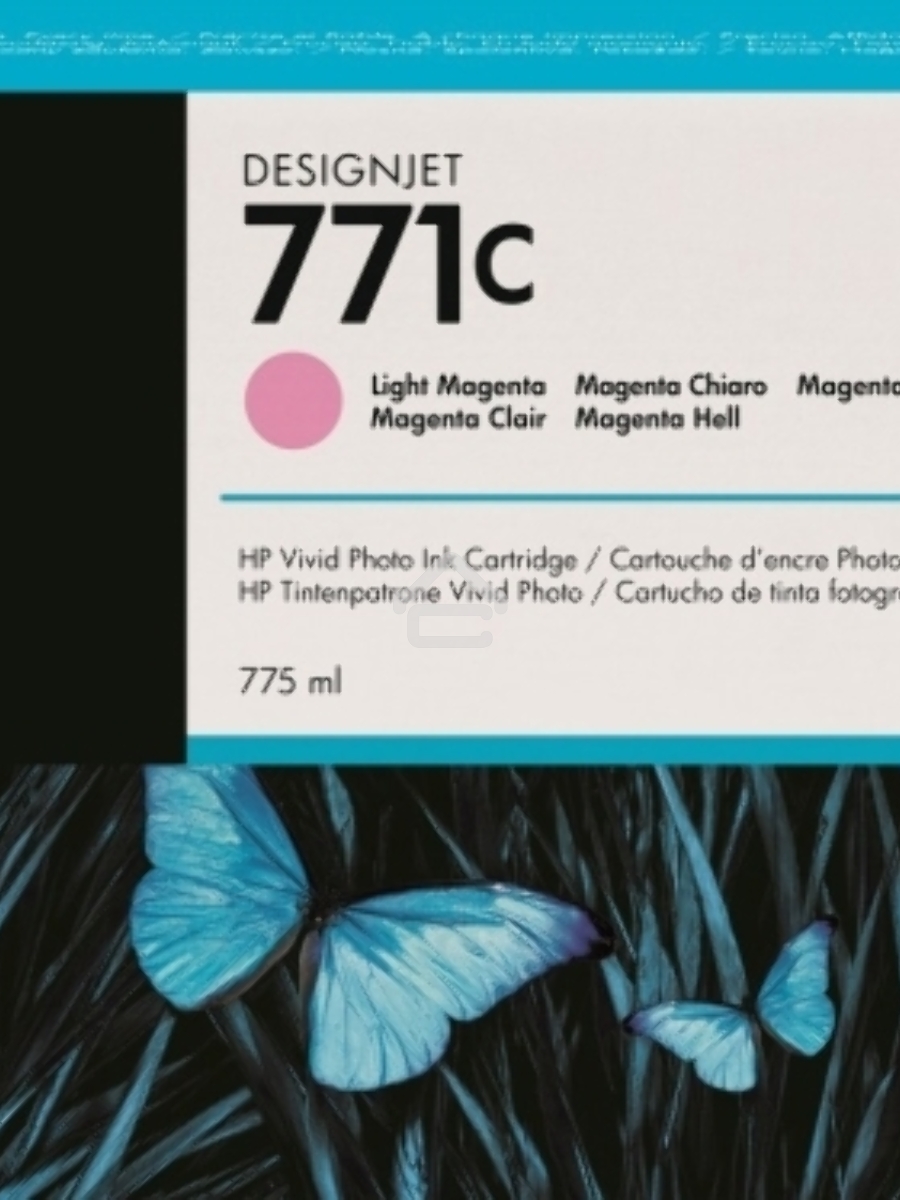 Картридж струйный HP №771C B6Y11A светло-пурпурный для HP DJ Z6200 (775мл)