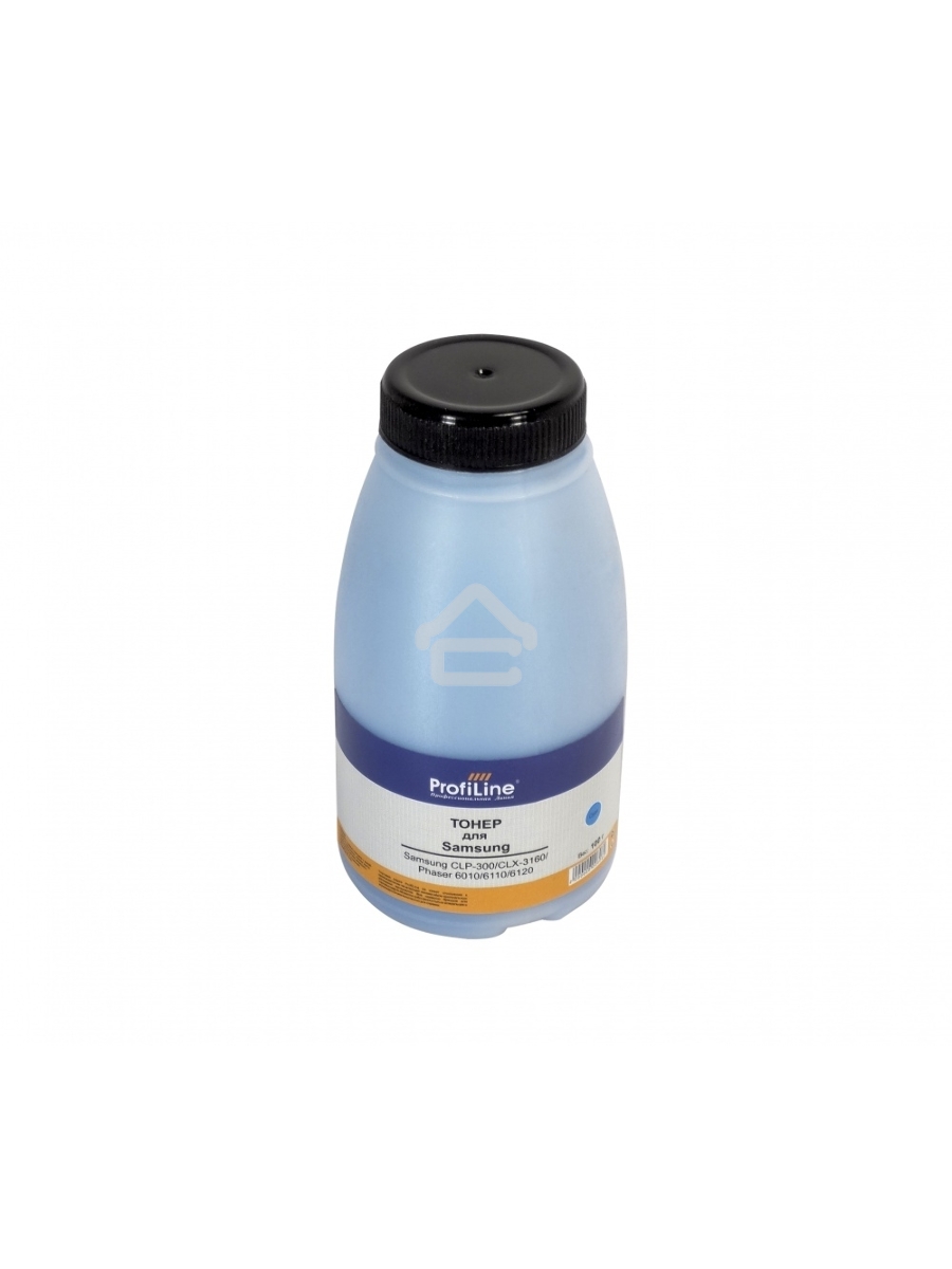 Тонер для принтеров Samsung CLP-300/CLX-3160/Phaser 6010/6110/6120/WC 6000/6015 cyan 100гр ProfiLine Фасовка РФ