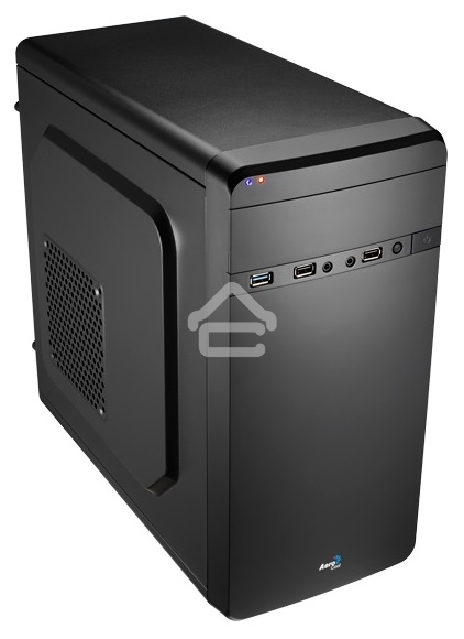 Компьютерный корпус Aerocool / Formula Qs-180 черный без БП mATX 1x80mm 2xUSB2.0 1xUSB3.0 audio