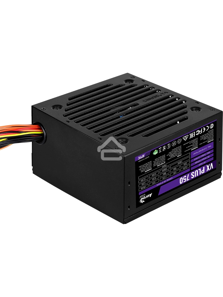 Блок питания Aerocool / Formula VX-750 PLUS, 750Вт 120мм, черный