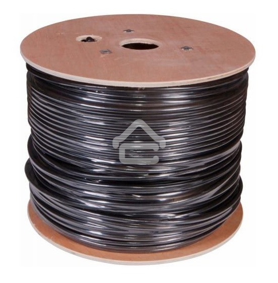 Кабель сетевой Buro BU-CCA-050-FTP-OUTDOOR FTP 4 пары solid 0.5мм CCA 305м черный