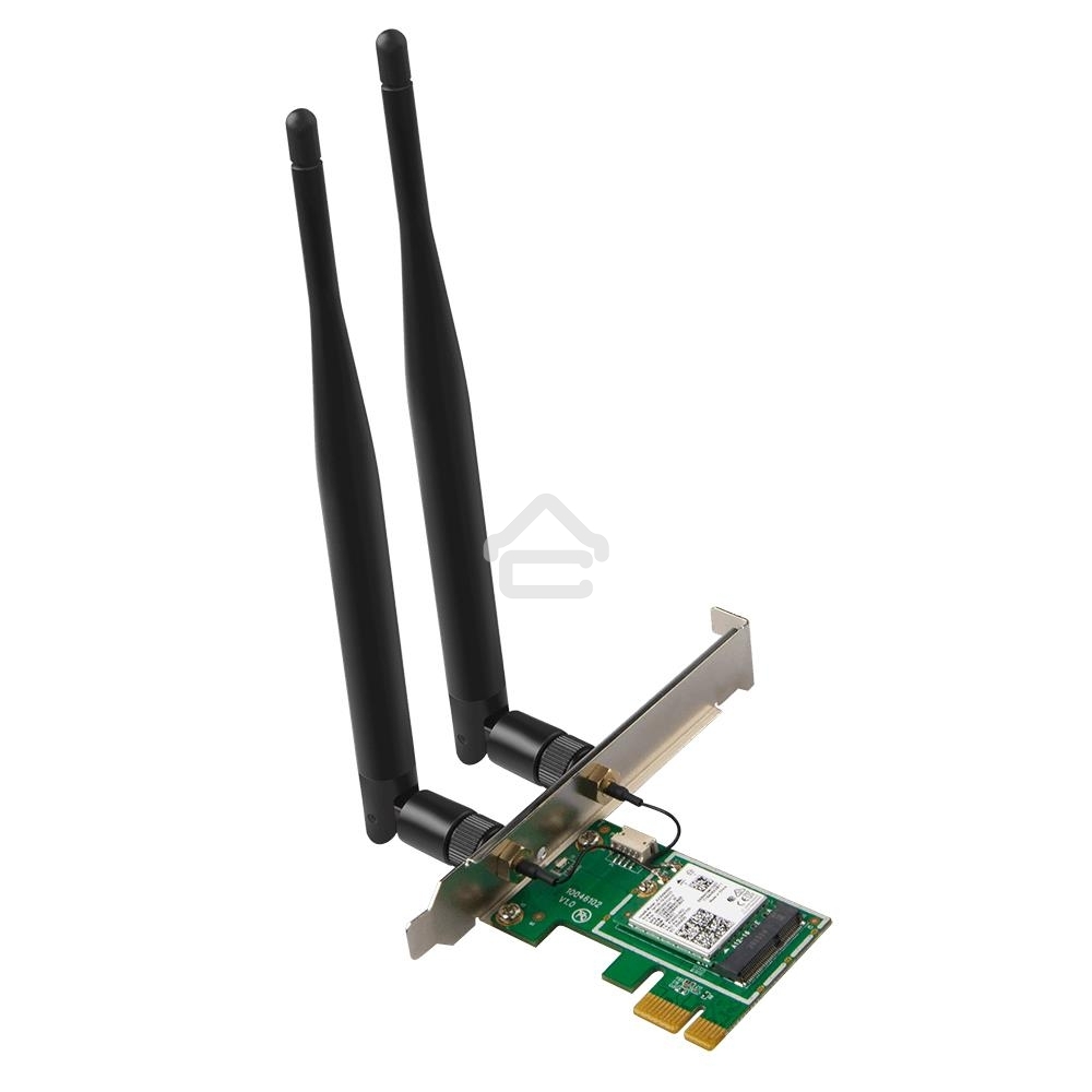 Сетевой адаптер Tenda E30 беспроводной двухдиапазонный PCI-e адаптер Wi-Fi 6 AX3000 c Bluetooth 5.0