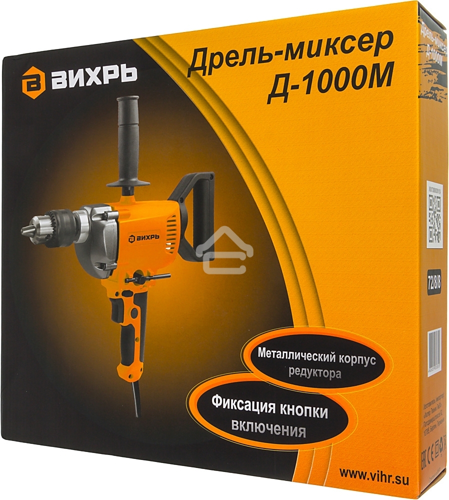 Дрель-миксер Вихрь Д-1000М 72/8/8