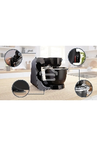 Кухонный комбайн Bosch 1000 Вт, цвет черный
