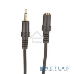 Удлинитель звуковой Exegate EX-CCA-423-1.5 (3.5мм Jack M/3.5мм Jack F, 1,5м, позолоченные контакты)