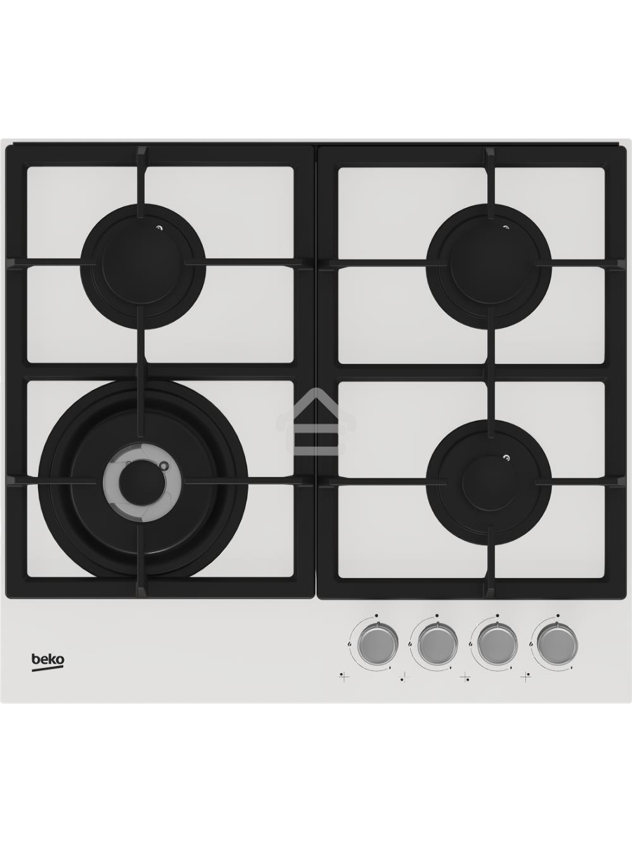 Встраиваемая газовая варочная поверхность Beko HILW64225SW, Белый