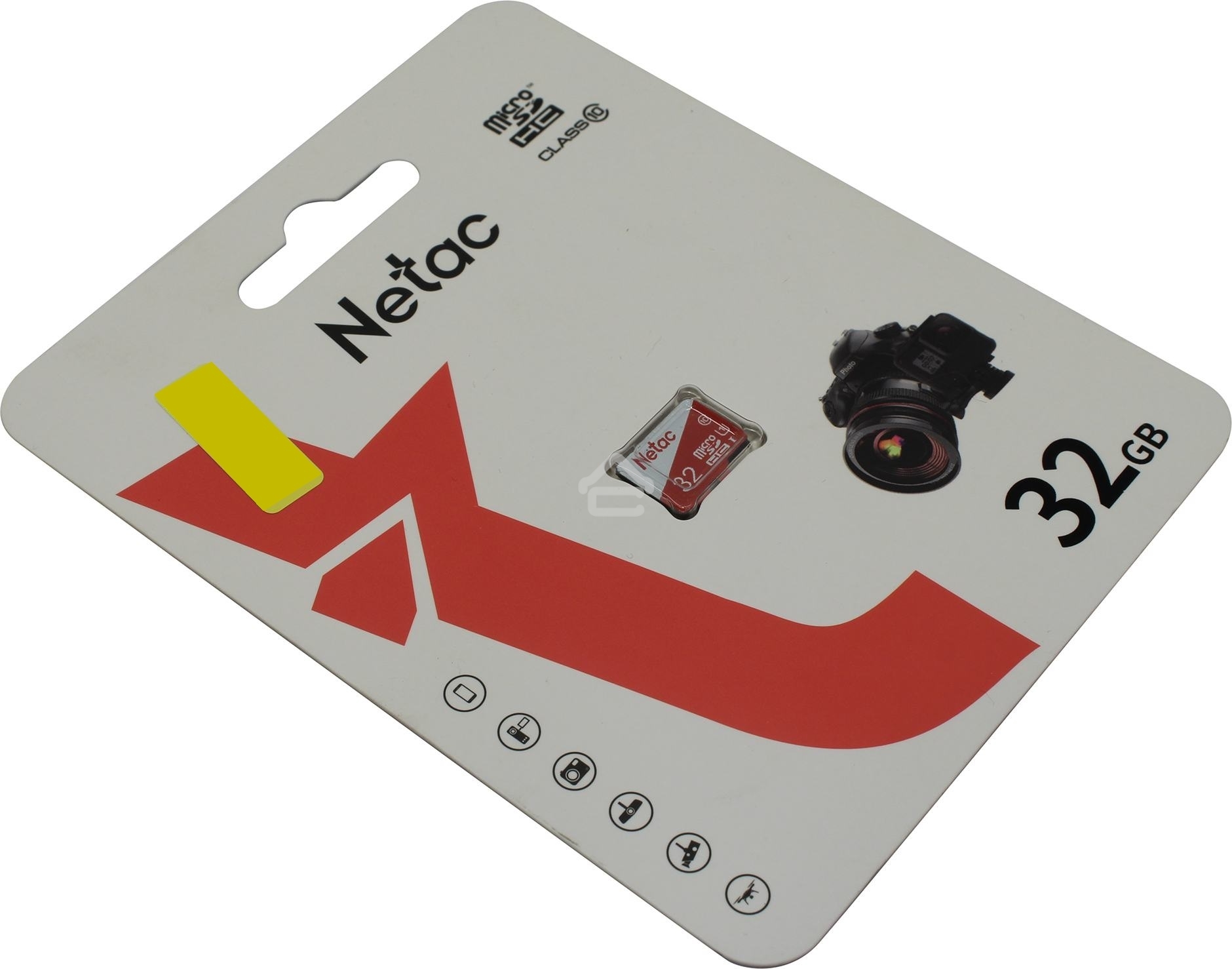Карта памяти Netac P500 ECO 32GB MicroSDHC C10 up to 80MB/s, retail pack card only