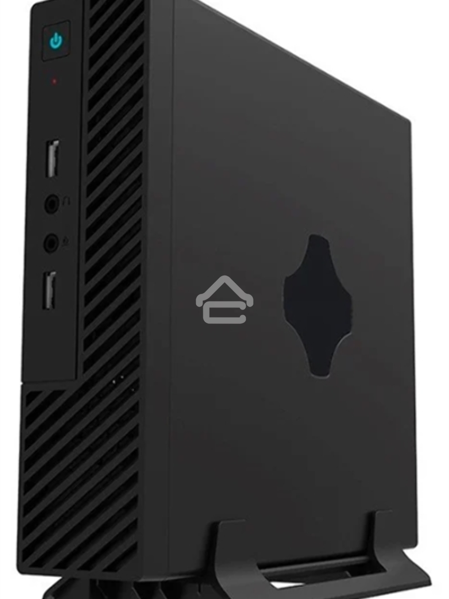 Компьютерный корпус Slim Case Powerman ME100S-BK front fan 4cm, 120W adapter, Mini ITX, VESA