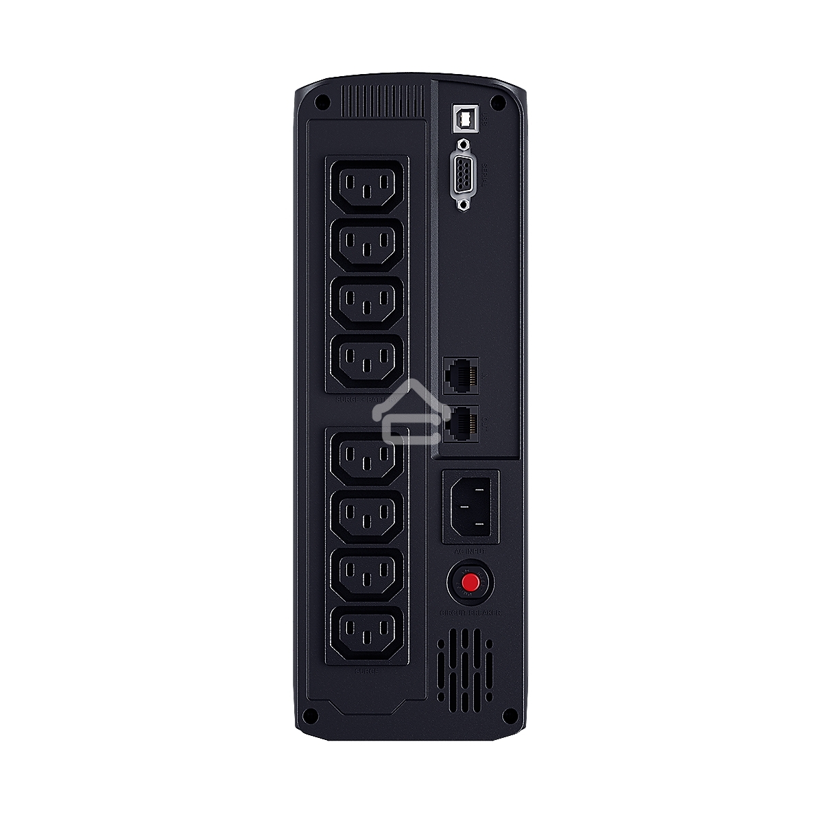 Источник бесперебойного питания UPS CyberPower VP1200EILCD Line-Interactive 1200VA/720W USB/RS-232/RJ11/45 (4 + 4 IEC С13)