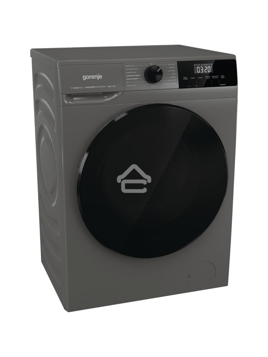 Стирально-сушильная машина Gorenje W2D2A164ADSS/C Титан, загр. фронтальная макс.: 10 кг 1400об/мин класс: А