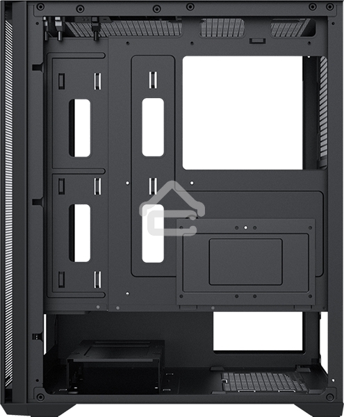 Компьютерный корпус Aerocool/Formula Air Power G5 черный без БП ATX 1x120мм 1xUSB 3.0 1xUSB3.1 audio bott PSU