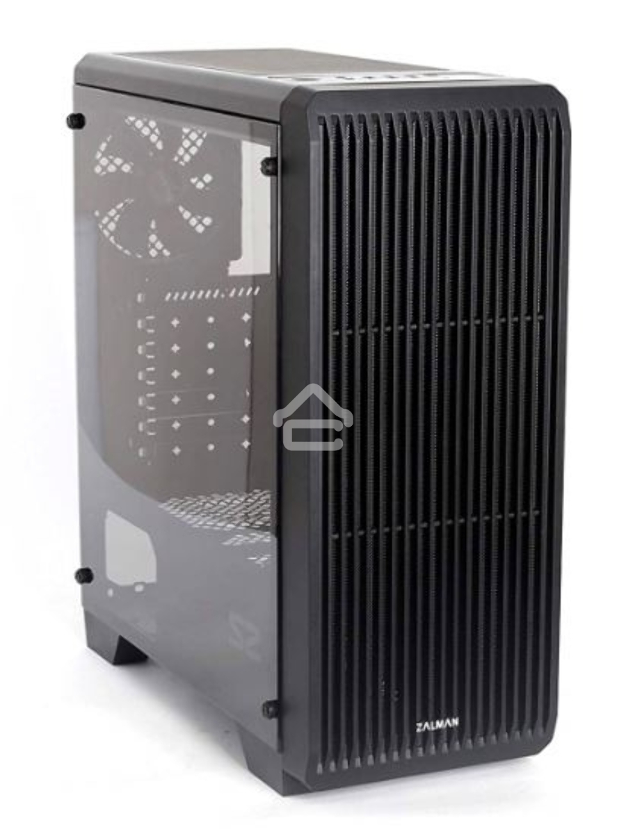 Компьютерный корпус Zalman S2 черный без БП ATX 2x120mm 2xUSB2.0 1xUSB3.0 audio bott PSU