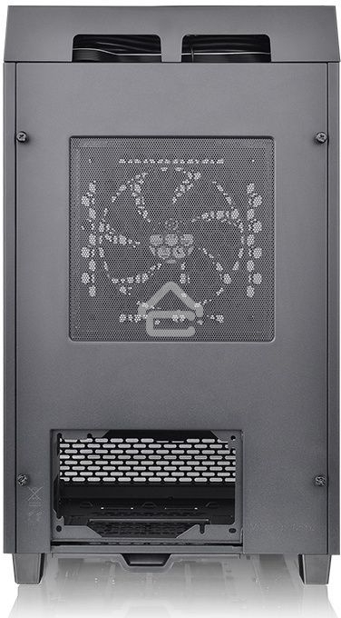 Компьютерный корпус Thermaltake The Tower 100 черный без БП ATX 2x120мм 2xUSB 3.0 1xUSB3.1 audio bott PSU