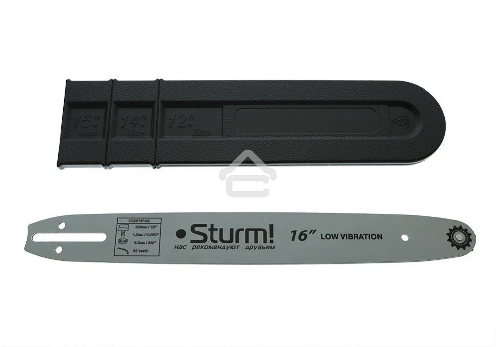 Электрическая цепная пила Sturm! CC2016P 2000Вт дл.шины:16