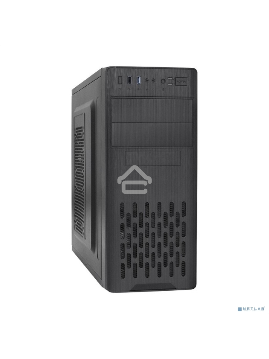 Компьютерный корпус Miditower ExeGate CP-606U-AB500 (ATX, AB500 с вент. 8см, 1*USB+1*USB3.0, аудио)