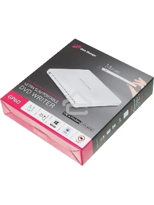 Оптический привод LG DVD-RW ext. White Slim Ret. USB2.0