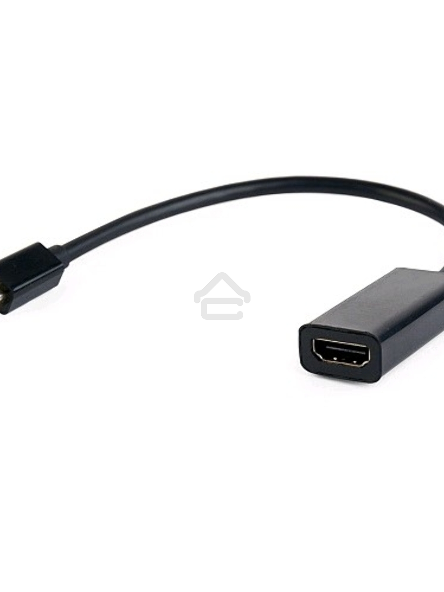 Переходник miniDisplayPort - HDMI, Cablexpert A-mDPM-HDMIF-02, 20M/19F, кабель 15см, черный, пакет