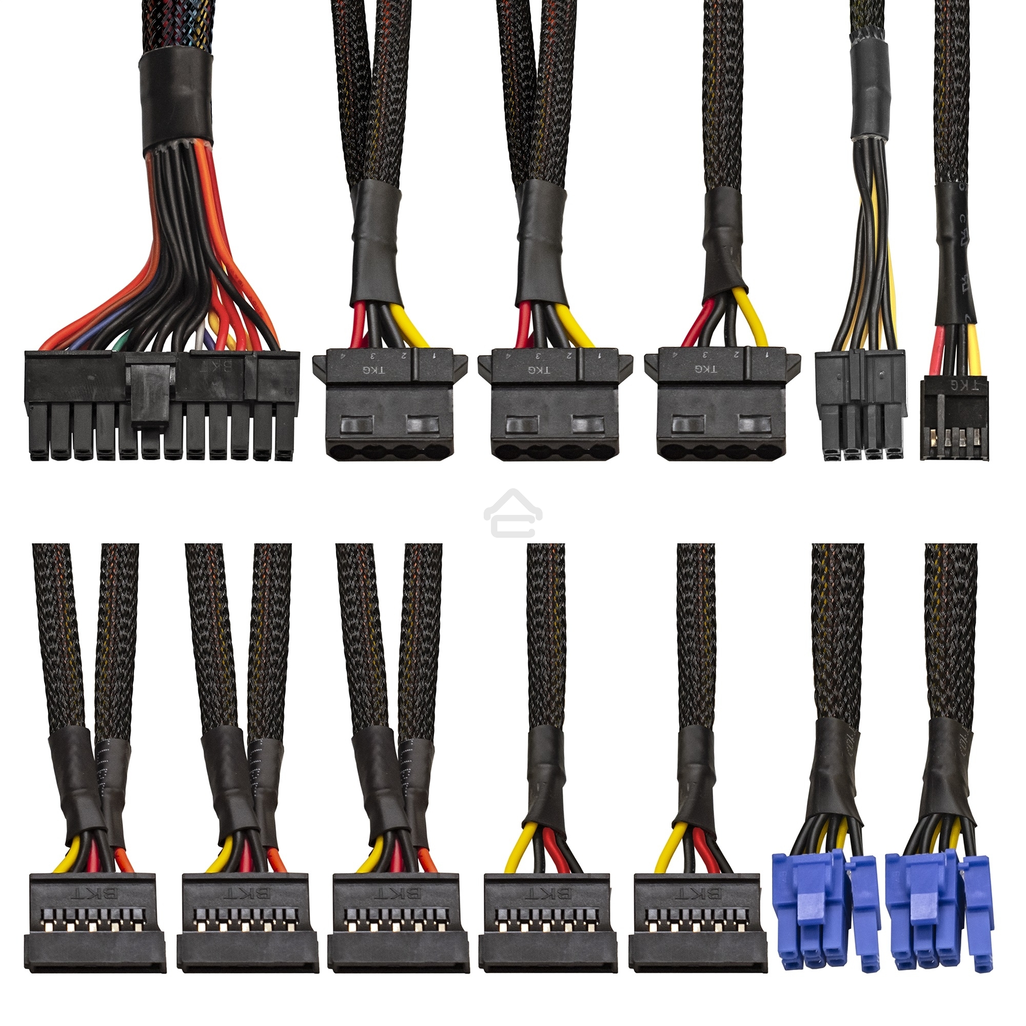 Блок питания ExeGate EVO800 (EX280441RUS-S), 800Вт, 120мм, модульный, черный