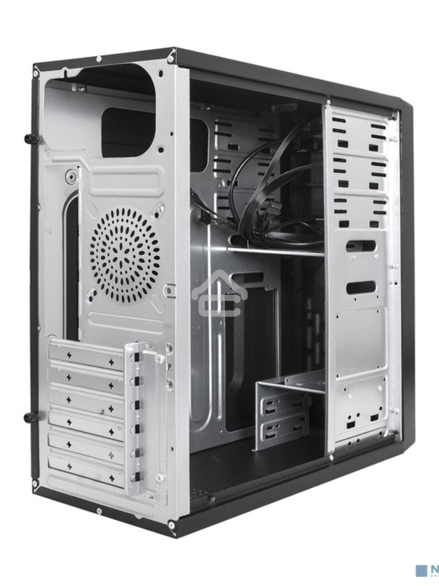 Компьютерный корпус Miditower ExeGate CP-606U-AB500 (ATX, AB500 с вент. 8см, 1*USB+1*USB3.0, аудио)