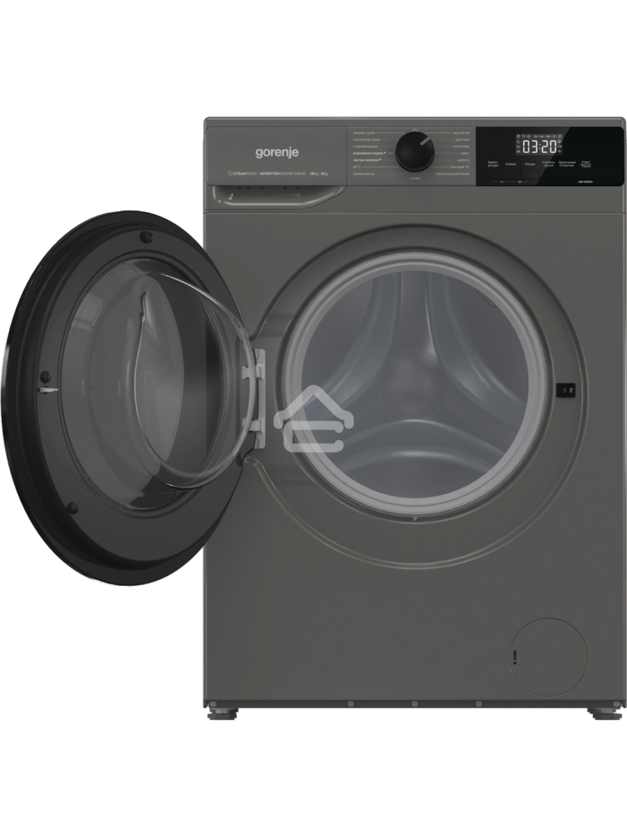 Стирально-сушильная машина Gorenje W2D2A164ADSS/C Титан, загр. фронтальная макс.: 10 кг 1400об/мин класс: А