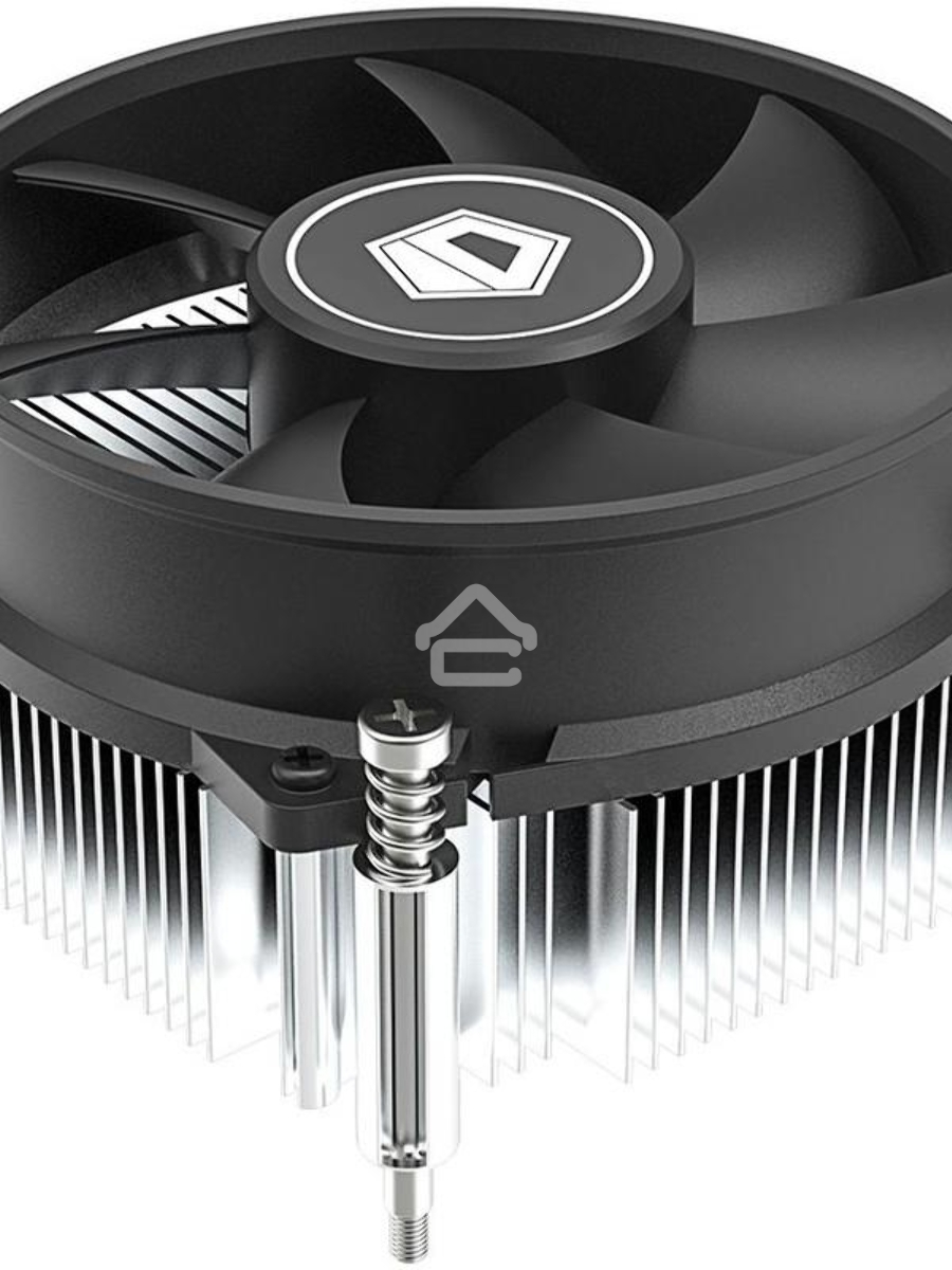 Кулер ID-COOLING DK-19 PWM серебристый/черный 92мм алюминий 2200rpm 26db 4-pin 95W 55мм