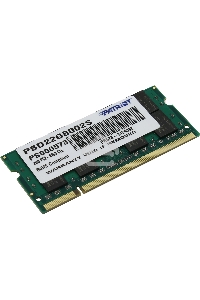 Оперативная память Patriot, DDR2, 2GB (1x2 GB), 800 MHz, CL6, SO-DIMM