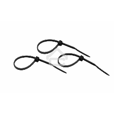 Хомут-стяжкa нeйлонoвая Rexant 100x2,5 мм, черная, упаковка 25 шт.