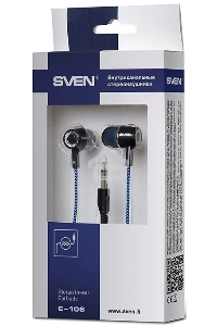 Наушники SVEN E-106   черный-синий