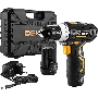 Дрель-шуруповерт Deko GCD12DU3 SET 3, 12 В, 1.5 Ач, аккумуляторная