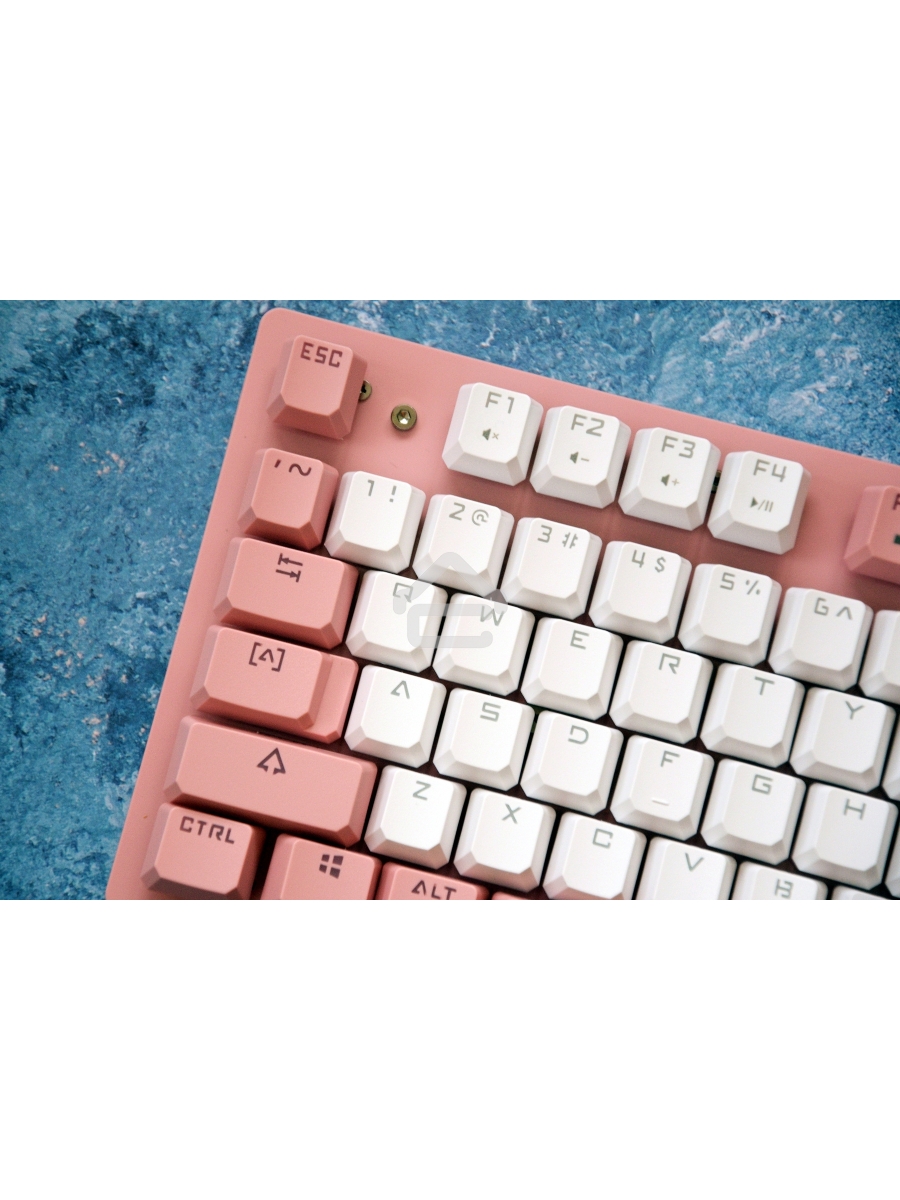 Клавиатура A4Tech Bloody B800 Dual Color проводная USB розовый/белый