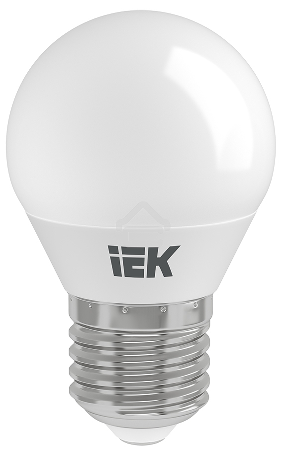 Лампа Iek LLE-G45-9-230-30-E27 светодиодная ECO G45 шар 9Вт 230В 3000К E27