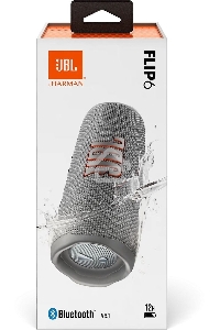 Портативная акустика JBL Flip 6 серый, Bluetooth 5.1