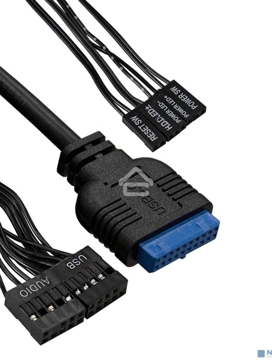 Компьютерный корпус Miditower ExeGate CP-606U-AB500 (ATX, AB500 с вент. 8см, 1*USB+1*USB3.0, аудио)