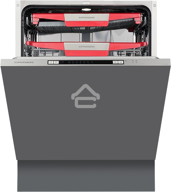Встраиваемая посудомоечная машина Kuppersberg GSM 6073, серебристый, 59.8 см, 12 компл., 49 дБ, класс A++