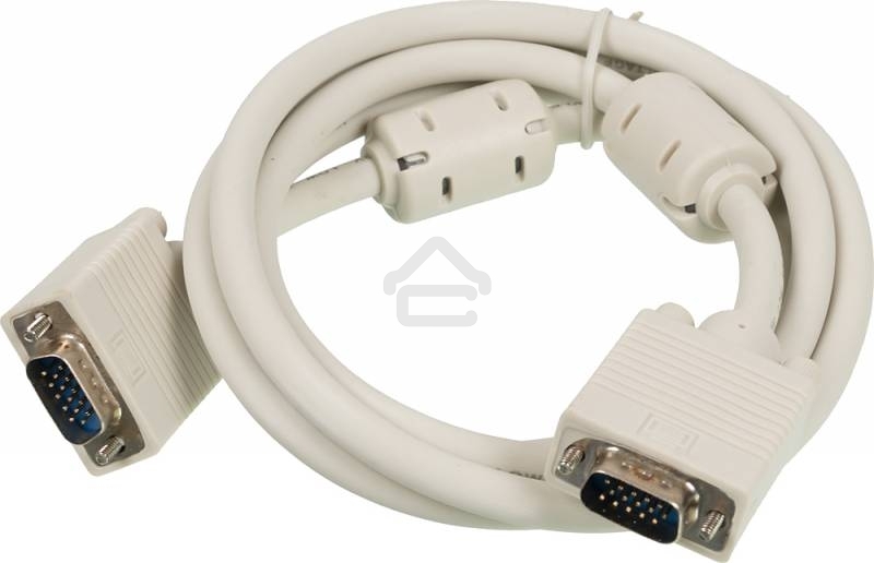 Кабель VGA 1.8м Ningbo SVGA 15M/15M феррит.кольца, CAB016S-06F