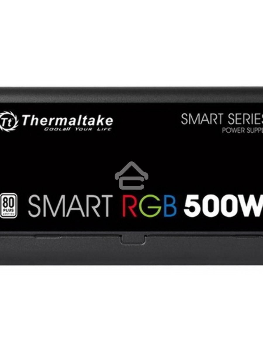 Блок питания Thermaltake Smart RGB (PS-SPR-0500NHSAWE-1), 500Вт, 80 PLUS, 120мм, черный