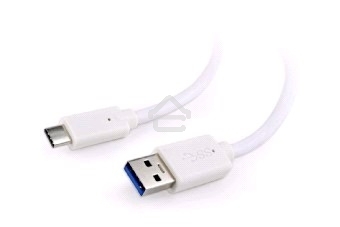 Кабель USB Cablexpert CCP-USB3-AMCM-6-W, USB3.0 AM/USB Type-C, 1.8м, белый, пакет