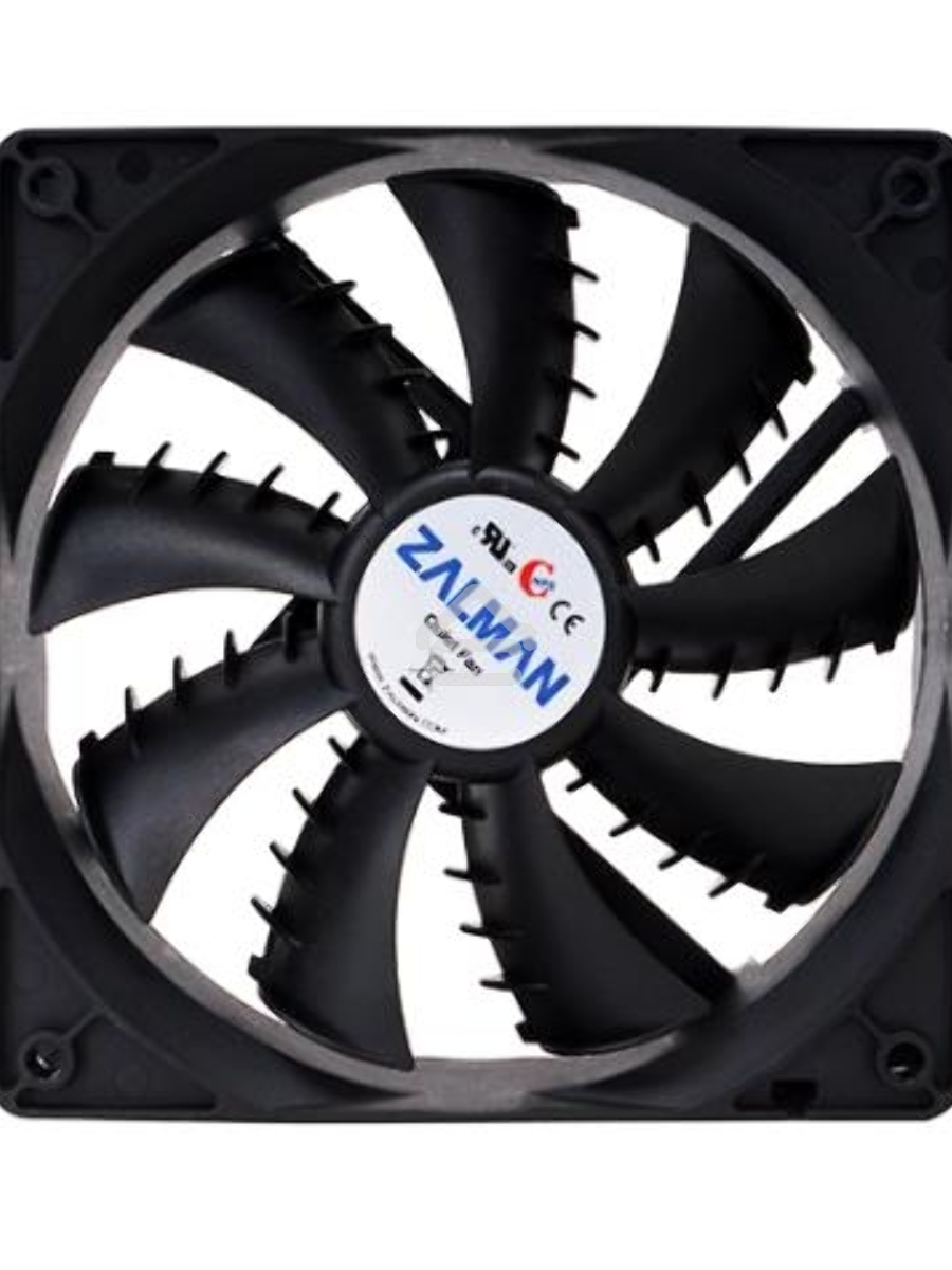 Вентилятор для корпуса Zalman ZM-F1 PLUS (SF) черный, 80 мм, 2000 об/мин, 23 дБ, 3 pin