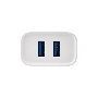 Сетевое зарядное устройство Rexant 2 x USB, 5V, 2.4 A, белое