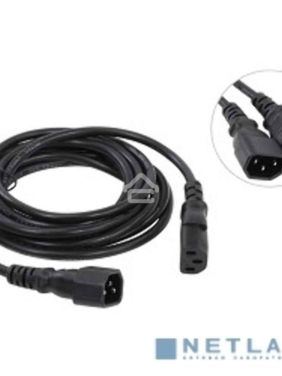 Кабель монитор - компьютер 220V (UPS -> устройство) VCOM <VDE> 3G*0.75mm (CE001-CU) 3м