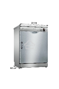 Посудомоечная машина Bosch SMS25AI05E, серебристая, 60 см, 12 компл., сушка конденсационная, 48 дБ, класс A++