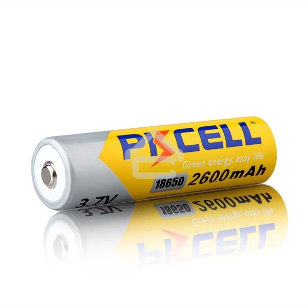 Литий-ионный аккумулятор PKCELL 18650 2600-1B тип - 18650 1 шт в блистере, без защиты