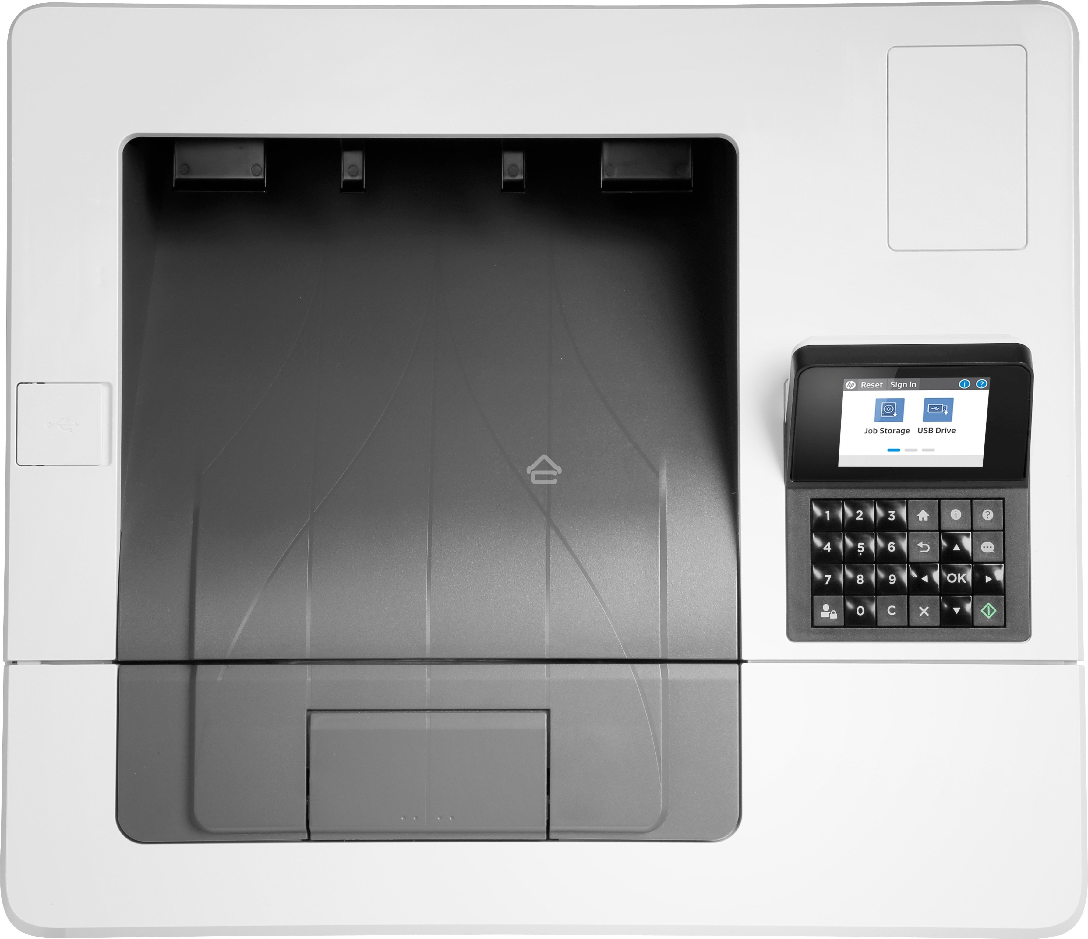 Принтер лазерный HP LaserJet Enterprise M507dn (1PV87A), A4, ч/б, печ. до 43 стр/мин, 1200 x 1200 dpi, USB, RJ-45, Air Print, Mopria