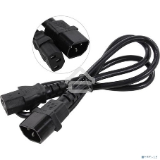 Кабель монитор-компьютер (UPS->уст-во) ExeGate Power EC-1P (С13->С14) VDE-250V-3*0,75-CU, 10A, 1м