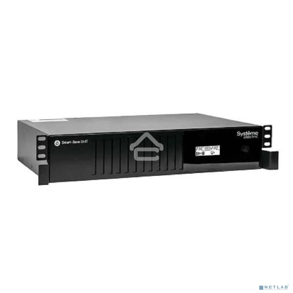 Источник бесперебойного питания Smart-Save SMT Systeme Electric 1000 ВА, монтаж в стойку 2U, 230 В, 6 розеток IEC C13, SmartSlot, AVR, LCD, USB HID