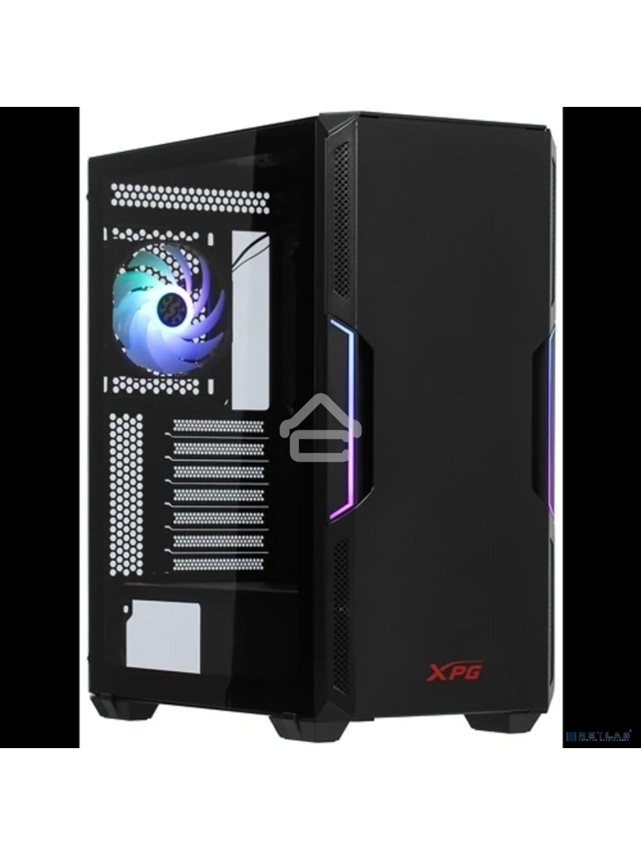 Компьютерный корпус ADATA XPG STARKER черный Mid-Tower, Micro-ATX, Mini-ITX, Standard-ATX, USB 3.2 Gen1 Type-A